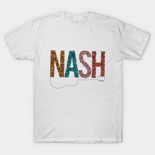 Nash Guitar T-Shirt by Valentina Harper
